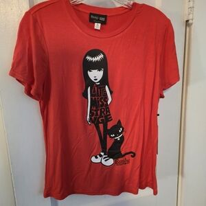 Emily The Strange NWT T-shirt From Unique Vintage Medium (6-8)